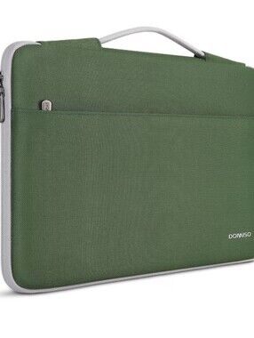 Domiso 15.6" Laptop Case Sleeve Protective Cover Green NWT